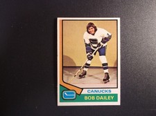 1974-75 Topps Hockey Bob Dailey Card # 240