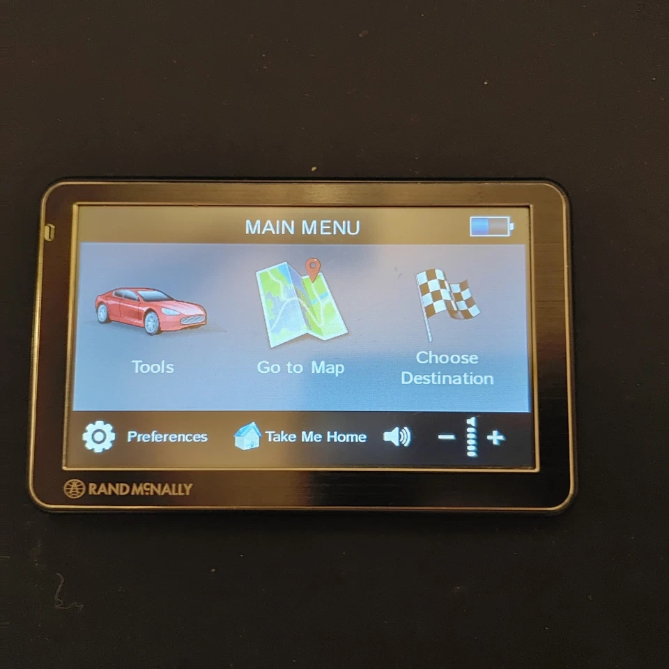 Rand McNally GPS Navigation Unit. Tested. Missing Cord. Works Good. - Image 2 of 4