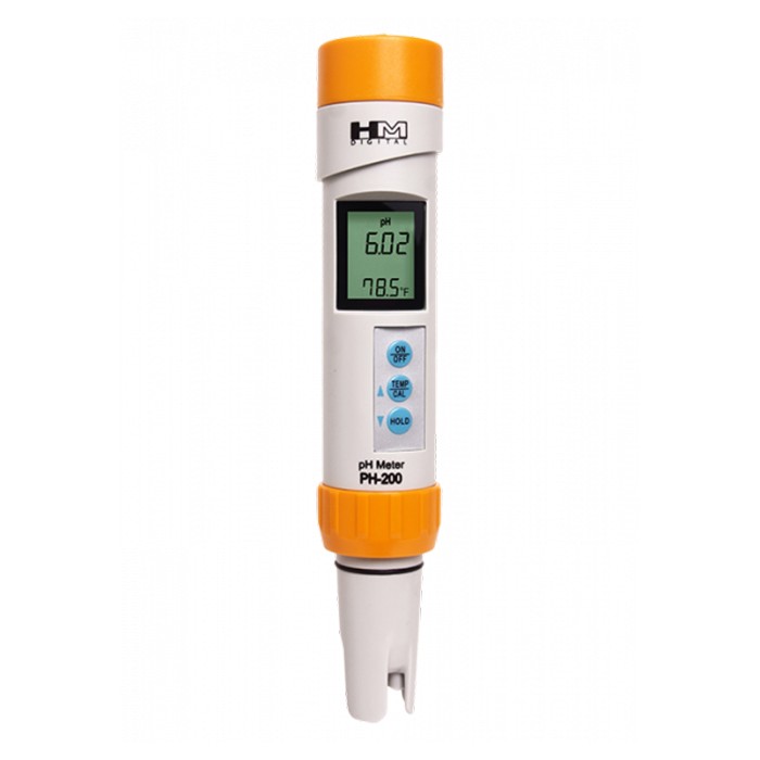 HM Digital PH-200 Waterproof pH Temperature Meter Replaceable Sensor