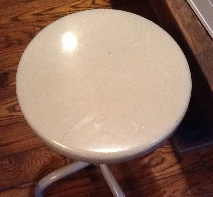 9 taburete de metal de colección Tan Bio-Fit Co. Adj 16-21" con asiento 360 de 13" - bonito. Foto 2 de 4