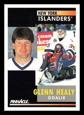 Glenn Healy #185 1991-92 Pinnacle New York Islanders Hockey