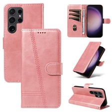 Magnetic Card Pocket Wallet Phone Cover For Samsung Galaxy S24 23 Ultra Plus S20