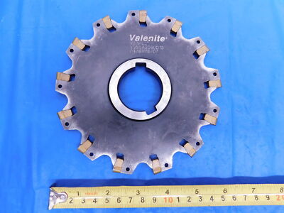 VALENITE 6'' OD X 6MM WIDTH X 1 1/2 PILOT INDEXABLE SIDE MILL CUTTER 13 T RADIUS