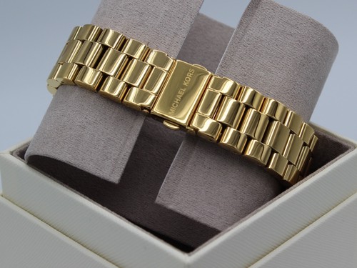 NEW AUTHENTIC MICHAEL KORS RUNWAY SILVER BAGUETTE CRYSTALS WOMEN MK6532 WATCH - Picture 10 of 13