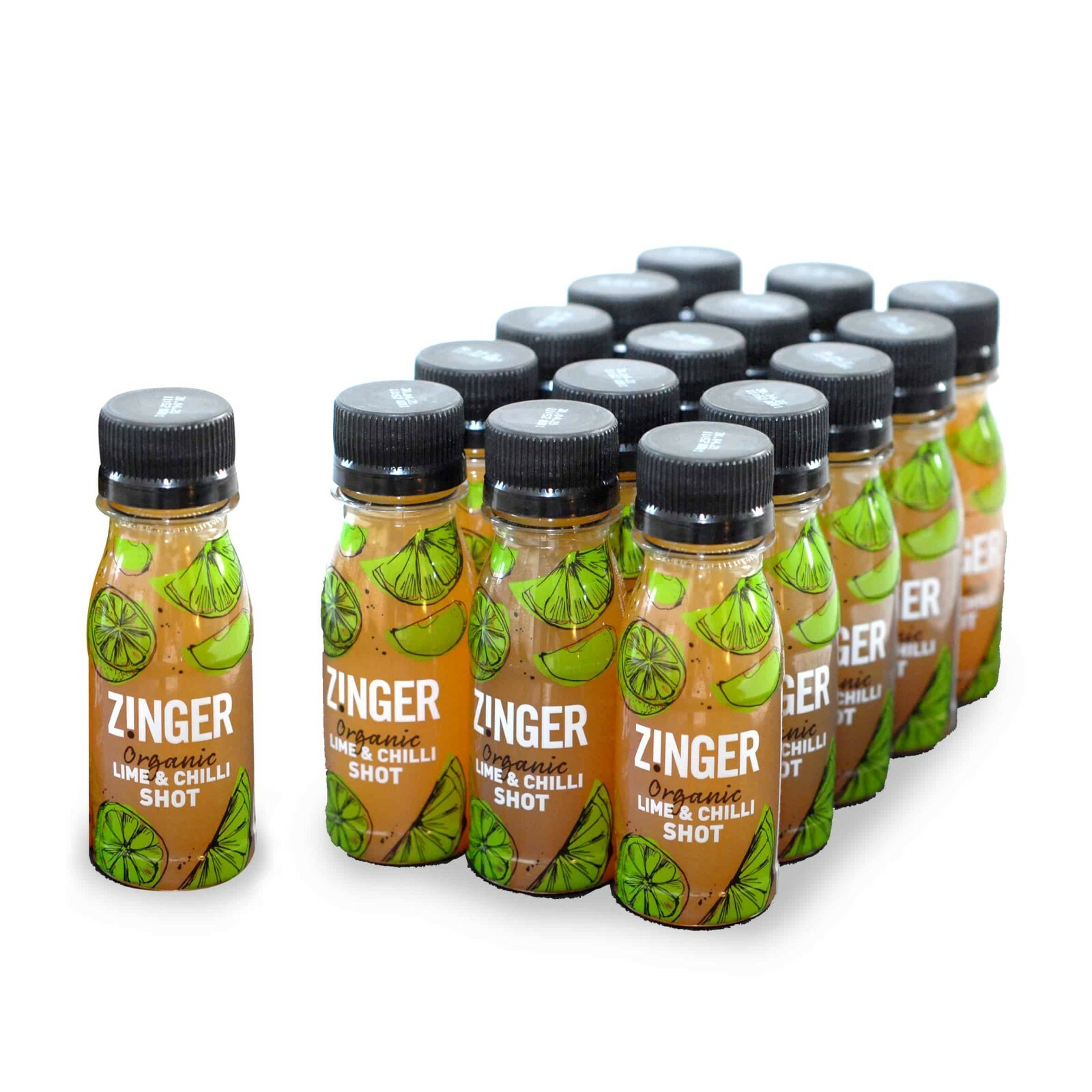 James White Organic Lime & Chilli Zinger 70ml (Pack of 15)