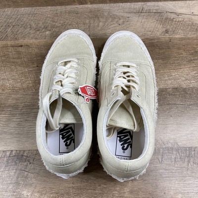 VANS Vault OG Old Skool LX Raw Edge Vintage White Canvas  display picture 3