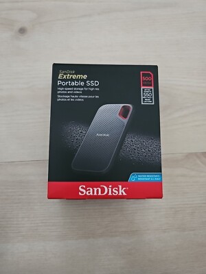 SANDISK Extreme Portable SSD E61 V2 500GB External Solid State Drive