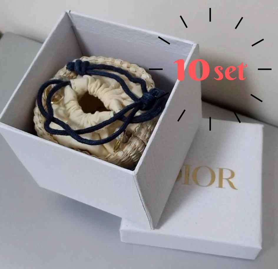 LOT de 10 sacs bandoulière Christian Dior pochette paille nouveauté 3,5 × 2,8
