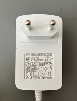 XING YUAN XY-1202000-E Ersatz STECKERNETZTEIL LED DRIVER TRAFO Stecker