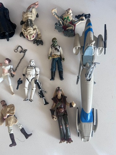 Star Wars Action Figure Lot 14 - Includes 13 Figures and 1 Vehicle - Picture 2 of 16