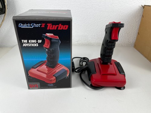 De colección 1984 SVI Quickshot II Turbo Joystick Controlador Atari 800/C64/Amiga Lote 6 - Imagen 9 de 24