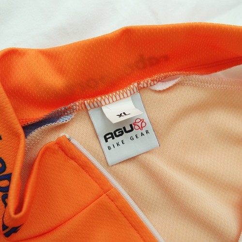 Agu Rabobank Men's Cycling 1/4 Zip Jersey Shirt Giant UCI World Tour Size XL - Picture 10 of 13