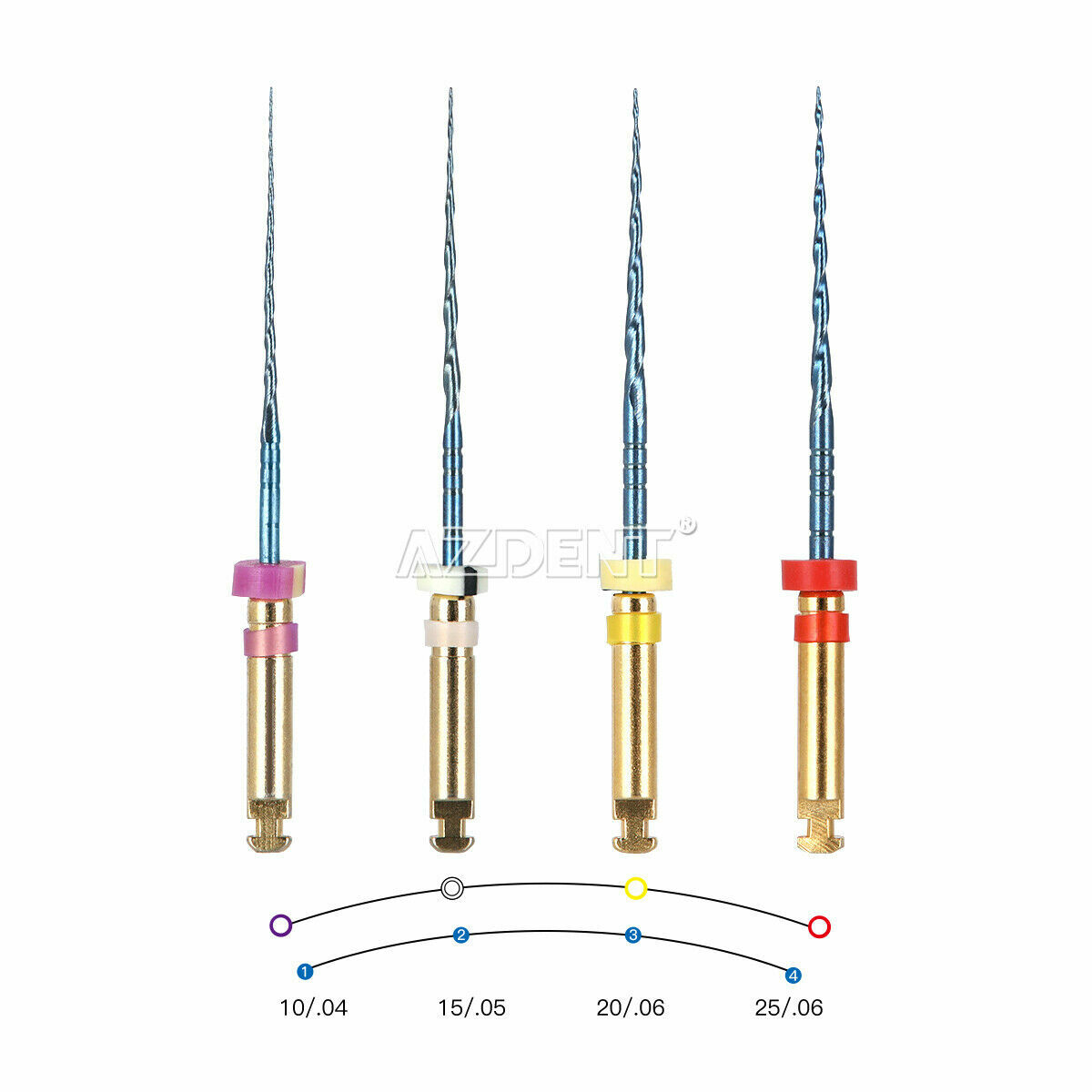 Cnc Files Endo Root Canal Super Files III NiTi Blue Pro-Taper Rotary ...