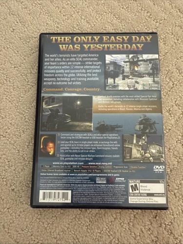 SOCOM II: U.S. Navy SEALs (Sony PlayStation 2, 2003) Tested No Manual - Picture 4 of 7