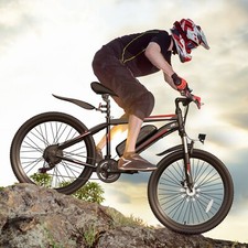 500W 48V Electric Bike 26IN Adults 21-Speed Mountain Bicycle 20mph Ebike w/LCD  