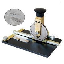 Portable Manual Dog Tag Metal Plate Deboss Stamping Embosser Embossing Machine