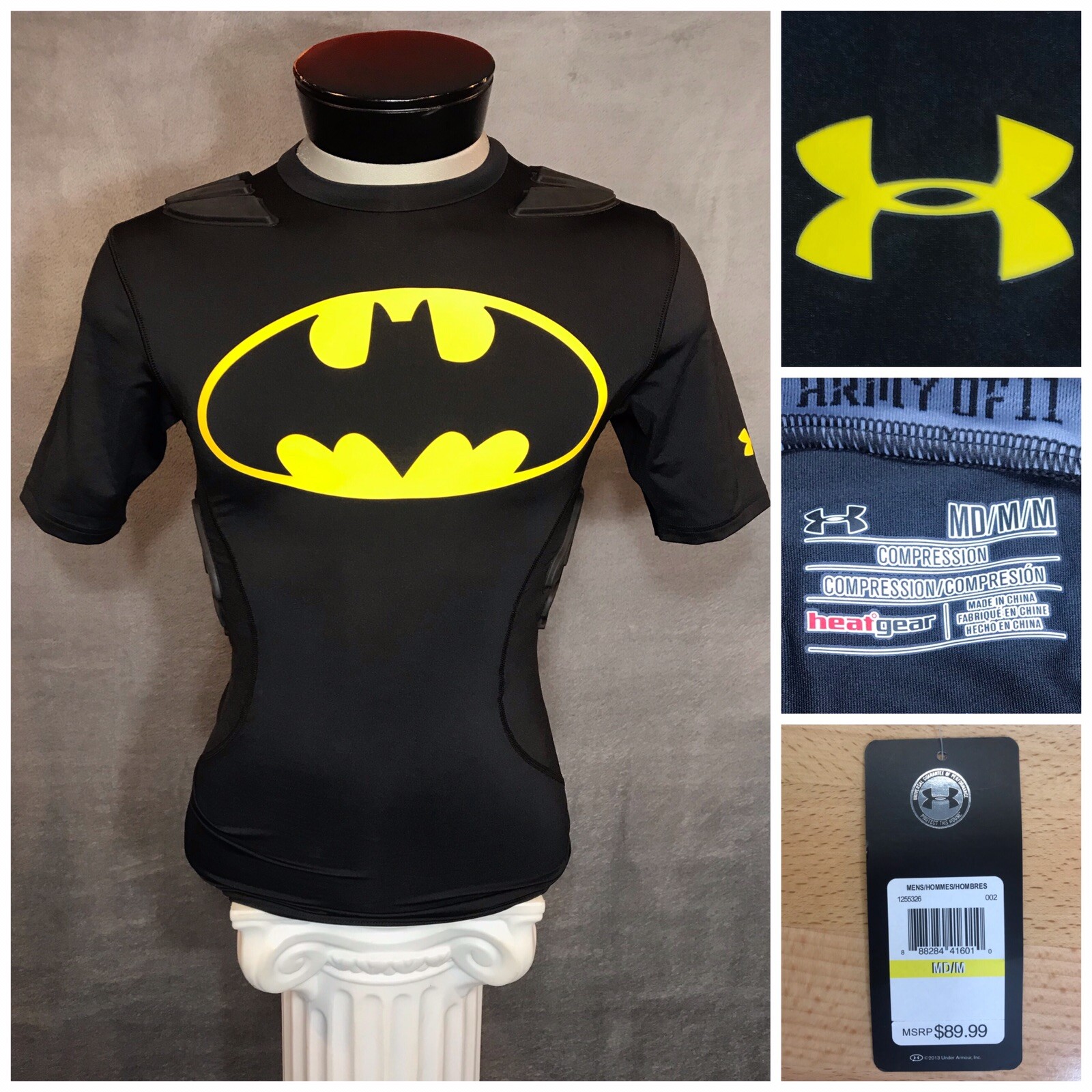 under armour football padded shirt