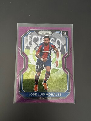 2020-21 Panini Chronicles La Liga Prizm Jose Luis Morales #19 Purple Mojo