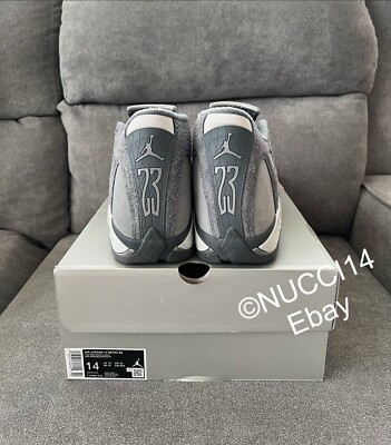 Size 14 - Air Jordan 14 Retro Flint Grey for sale online | eBay