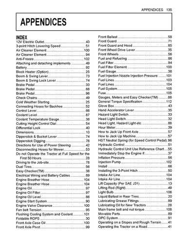 BX23S LA340 BT603 Tractor Operator Instruction Maintenance Manual Kubota Tractor - Picture 10 of 10