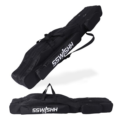 Fishing Rod Case - 3 Layers Fishing Pole Bag Portable Carry Storage Case 130cm