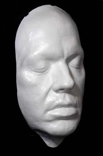 MICHAEL KEATON BATMAN BEETLEJUICE Life Cast Life Mask Lightweight White Resin - Picture 4 of 5