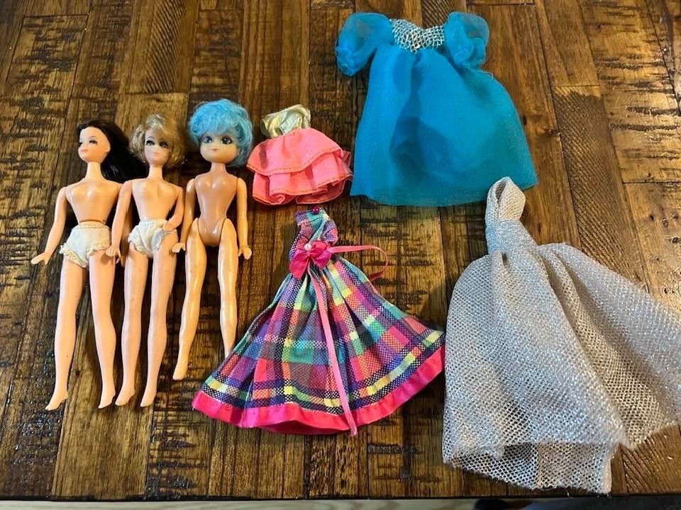 Vintage Dawn Doll Lot of 2 plus accessories/clone doll eBay