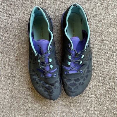 Merrell Womens All Out Rush J68848 Purple Black Running Shoes Sneakers Size 10