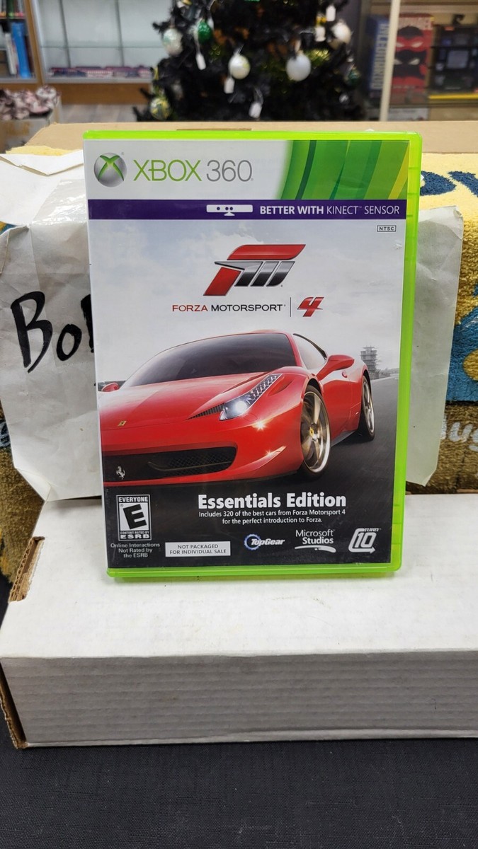 FORZA MOTORSPORT 4 MICROSOFT XBOX 360 VIDEO GAME IN BOX NO MANUAL