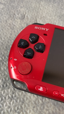 Sony PlayStation Portable PSP 3000 Black Red Value Pack PSPJ-30026