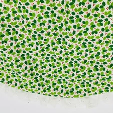 Small Christmas tree skirt green Holly Leaves