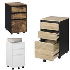 Rollcontainer Aktenschrank Aufbewahrungsschrank im Büro Büroschrank mit Rollen