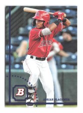 2022 Bowman Heritage Adrian Placencia Prospects BHP-88 Los Angeles Angels