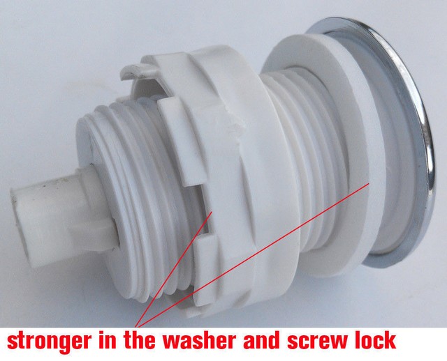 On Off PUSH BUTTON switch Jetted Whirlpool Jet Bath Tub Spa Garbage