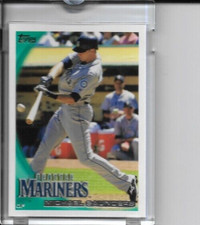 2010 topps blank back baseball card 1/1 michael saunders seattle mariners