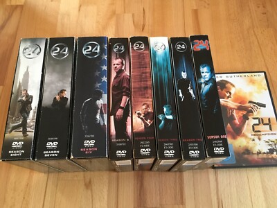 DVD: 24 Twenty Four Hours Bundle alle Staffeln + Film 24 Redemption