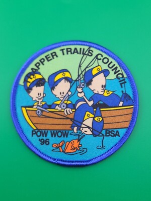 Trapper Trails Council Pow Wow '96 BSA Patch BSA Scouts America NEW