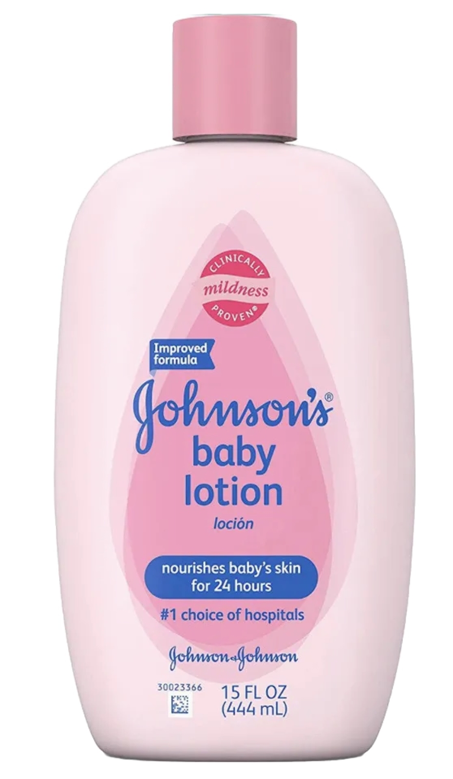 (1) Johnson's Baby Lotion Original Formula Pink Bottle 15 oz Sealed New