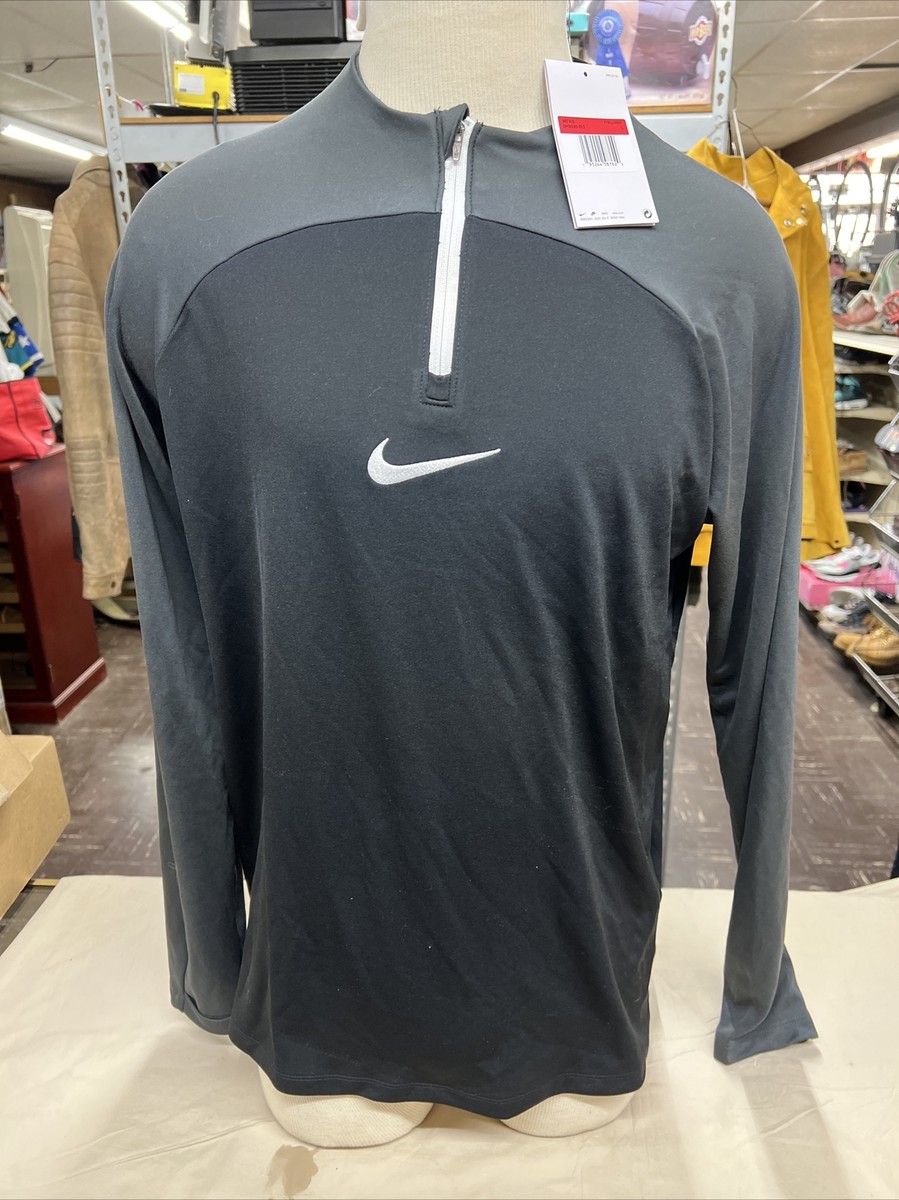 Nike Dri-FIT サッカーウェア Sサイズ グレー/ブラック Nike Dri-FIT Academy Pro Drill 1/4 Zip Soccer Top K Men's L Black