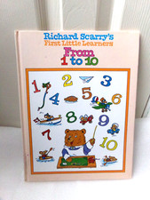 Counting Book Richard Scarry's First Little Learners From 1 to 10 Numbers  Book