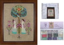 MIRABILIA Cross Stitch PATTERN EMBELLISHMENT PACK Tree of Hope MD109