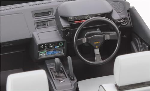 Hasegawa 1/24 Toyota MR2 AW11 prima versione nero edizione limitata modello plastica 20693 - Foto 7 di 9