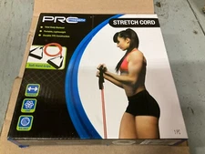 Pro Strength Stretch Cord Resistance Total Body Workout Band New