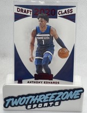 2020-21 Panini Contenders Draft Class Red Parallel Anthony Edwards RC #5