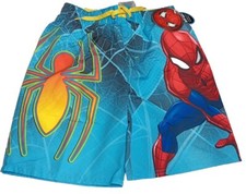 Spiderman Swim Trunks for Boys Size 7 AE1