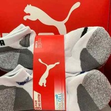 PUMA Mens 8-Pack No Show Low Cut Moisture Control Sport Socks