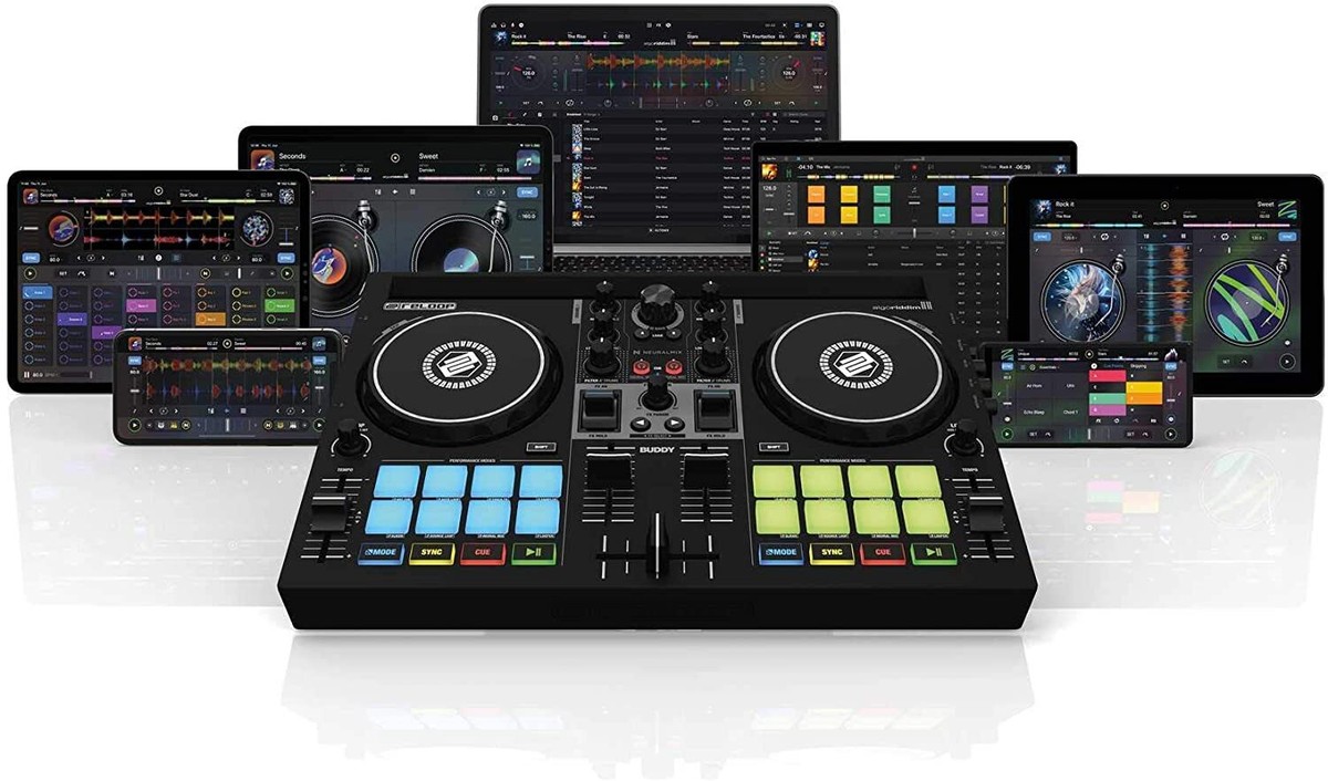 RELOOP BUDDY DJコントローラー Reloop Buddy compact 2-channel DJ controller for Algoriddim DJay