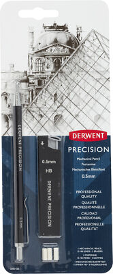 Porte-mine HB pointe 0,5 avec recharge Derwent Precision