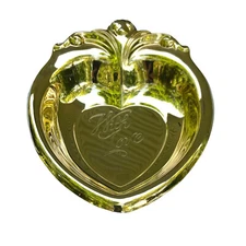 Valentine's Day WMF Heart Trinket Dish Valet Tray 24K Gold Plate 5" UNISEX GIFT