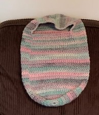 Handmade Purple Multi Crochet Baby Cocoon - New